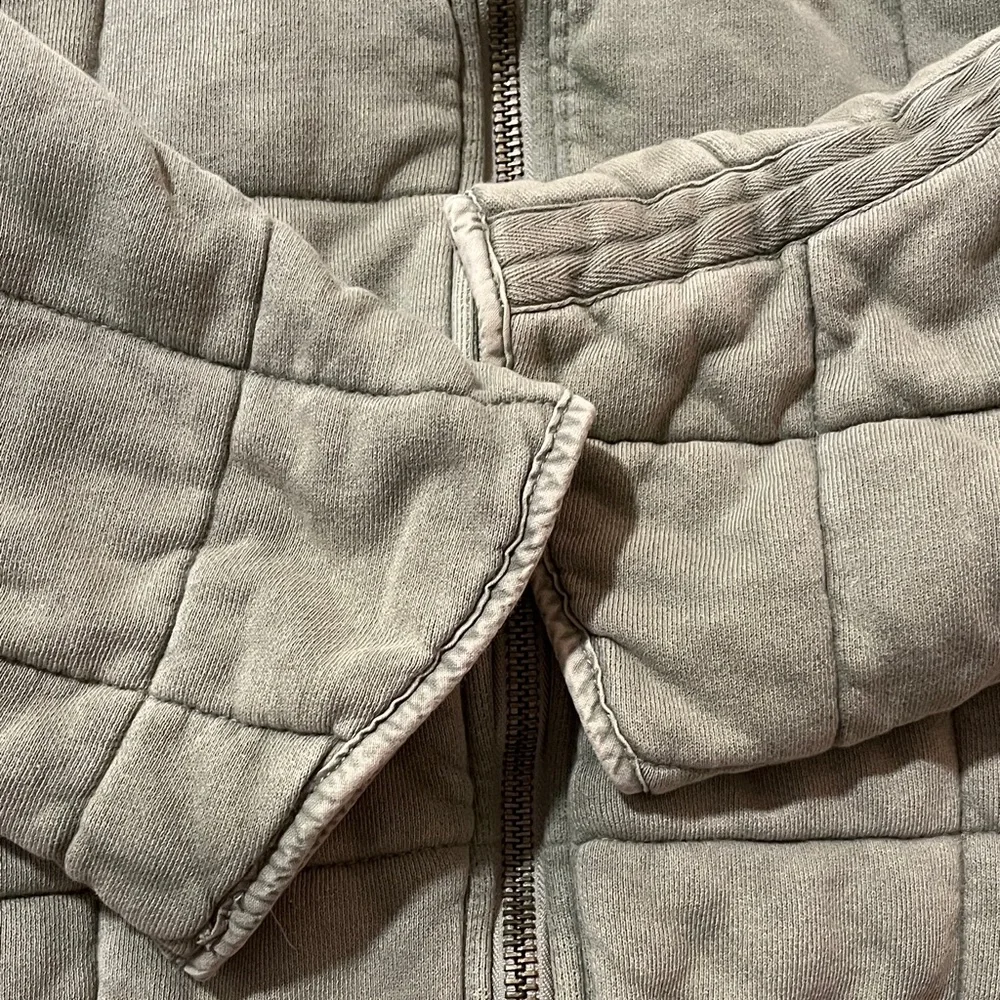 Free people dolman green quilted jacket - Picture 8 of 8